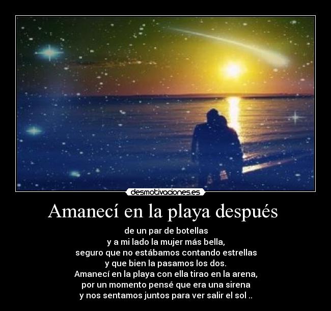 amaneci en la playa
