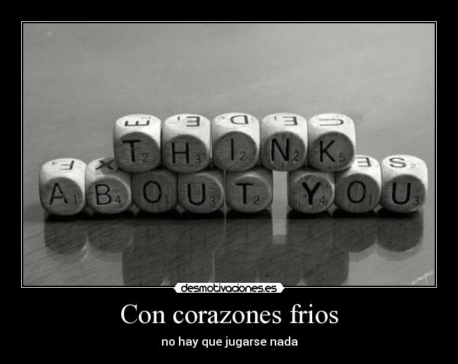 Con corazones frios - 