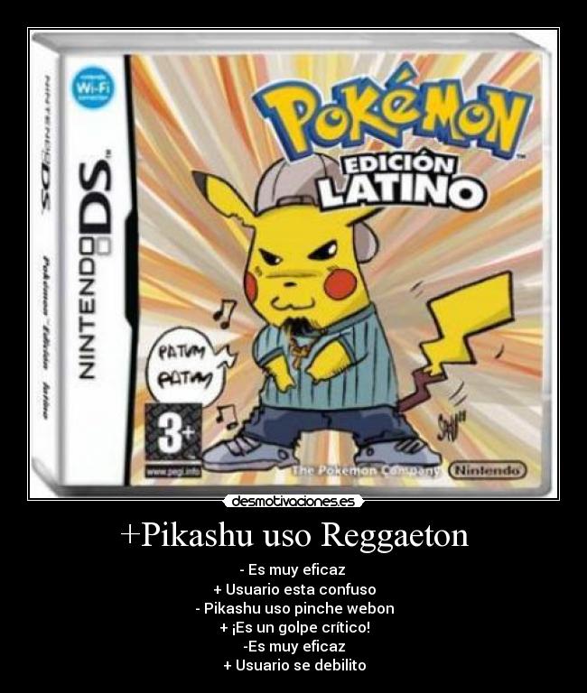 +Pikashu uso Reggaeton -