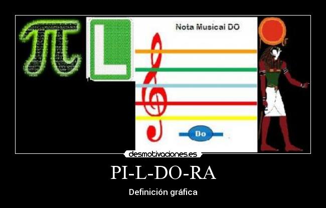 PI-L-DO-RA - Definición gráfica