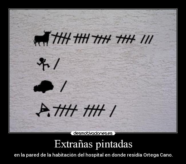 Extrañas pintadas -