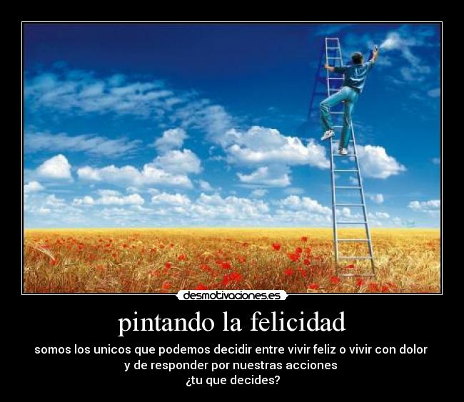 pintando la felicidad -