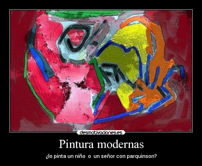 Pintura modernas -