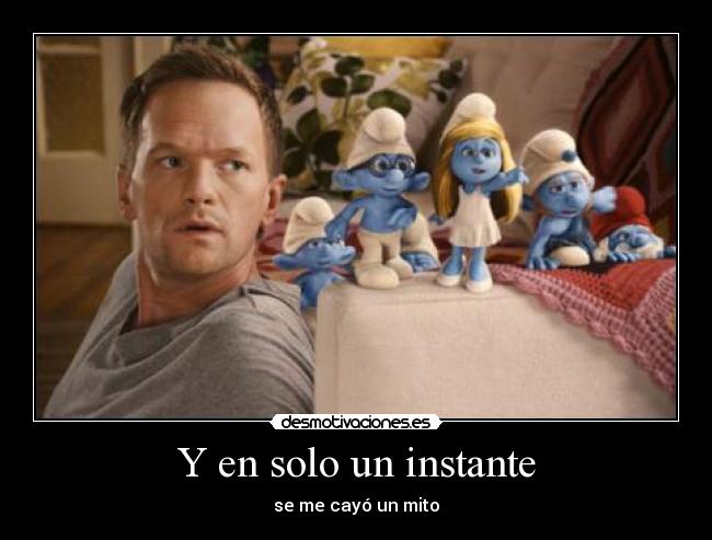 Y en solo un instante -