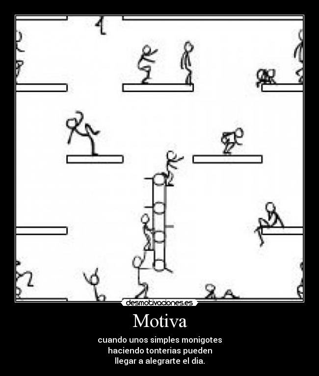 carteles monigotes desmotivaciones