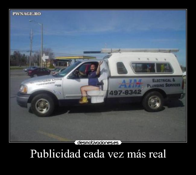 Publicidad cada vez más real -