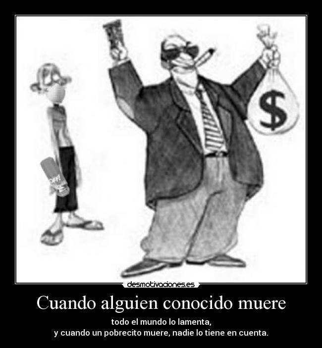 Cuando alguien conocido muere - 