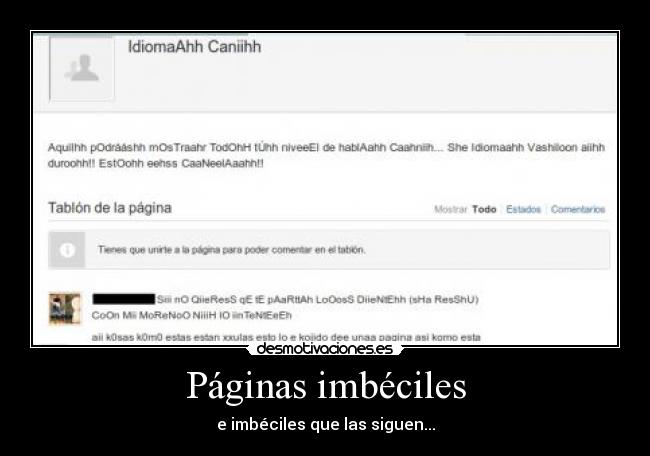 Páginas imbéciles - 