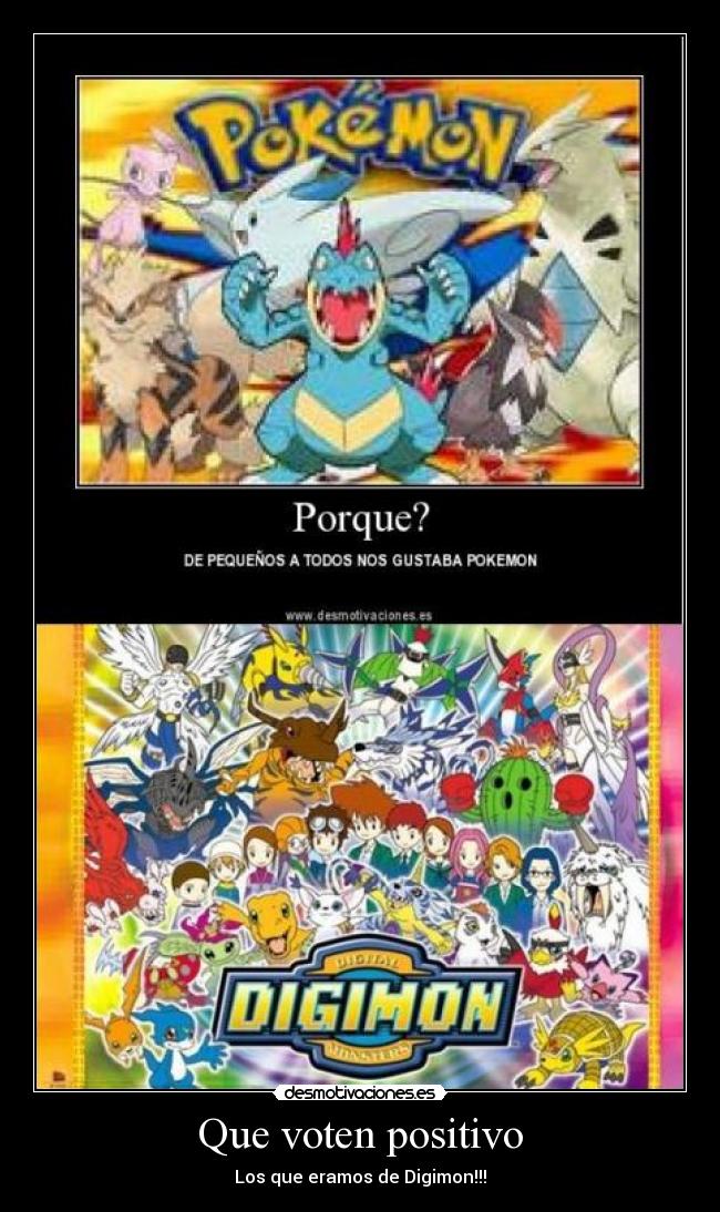 Que voten positivo -