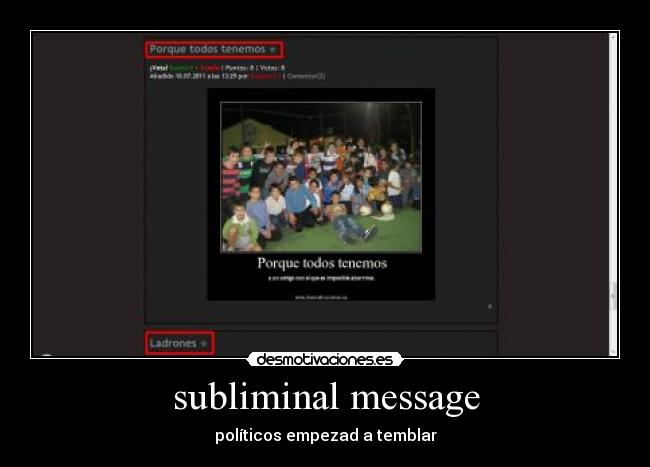 subliminal message - 