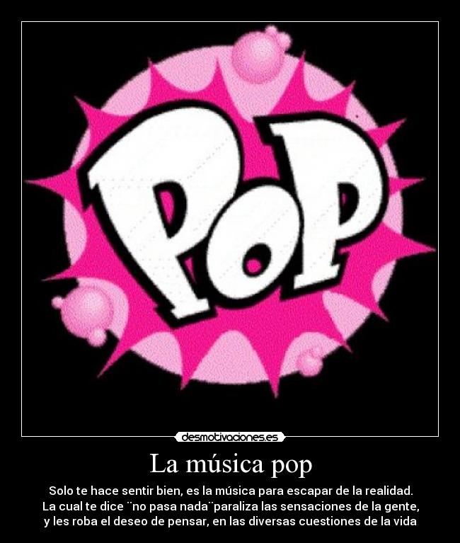 La música pop -