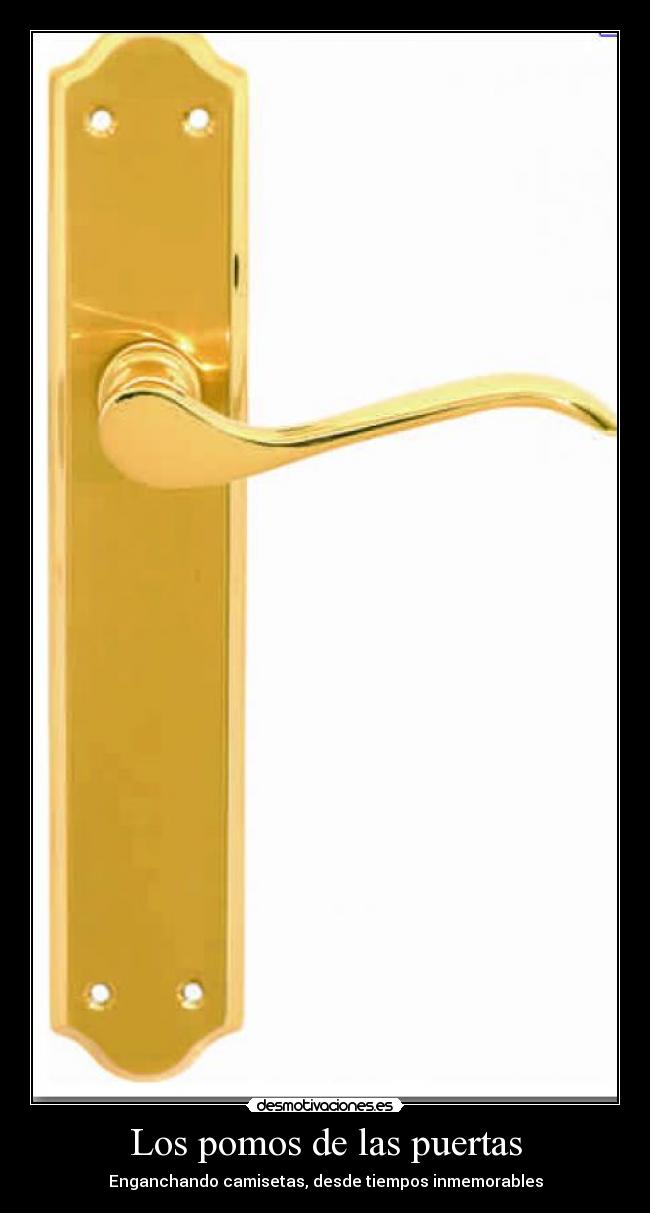 Los pomos de las puertas -