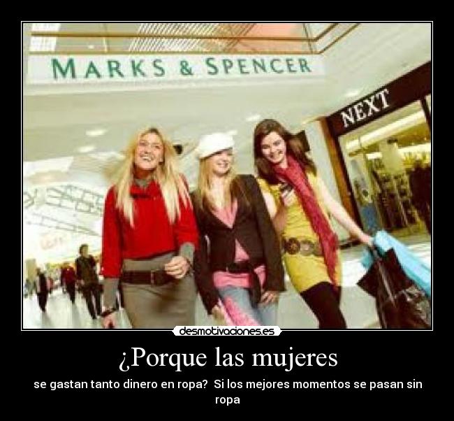 ¿Porque las mujeres -