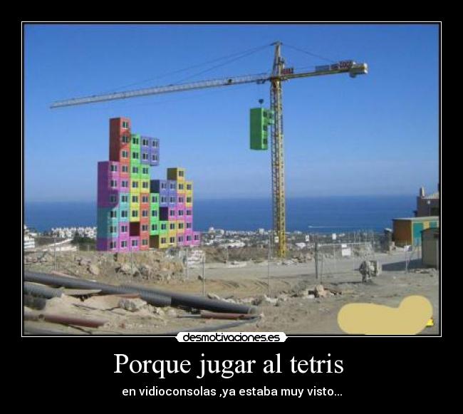 Porque jugar al tetris  - 