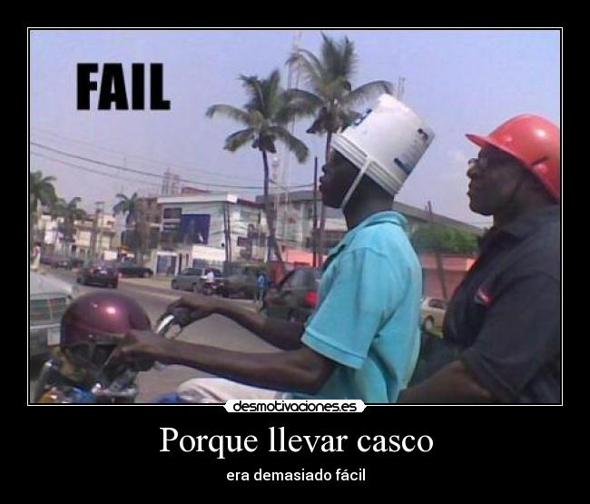 Porque llevar casco - 