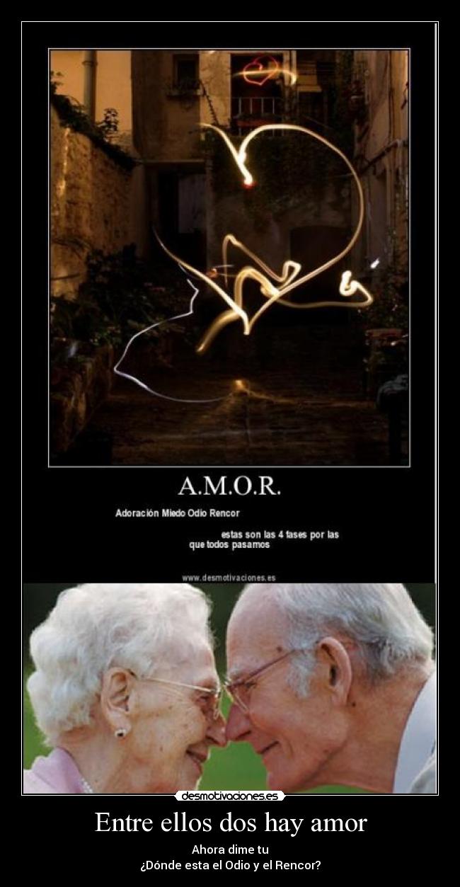 Entre ellos dos hay amor -