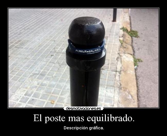 El poste mas equilibrado. - Descripción gráfica.