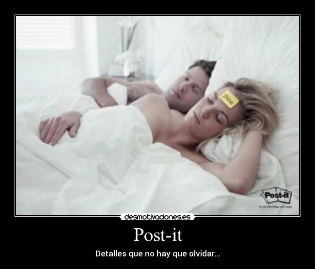 Post-it - Detalles que no hay que olvidar...
