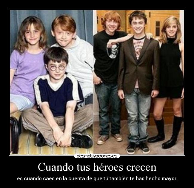 carteles mayorheroes harry potter desmotivaciones