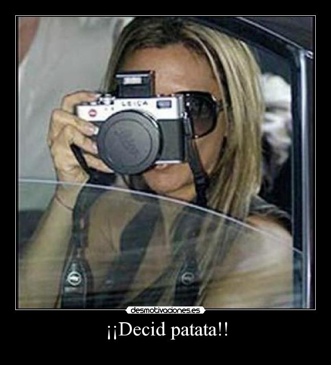 ¡¡Decid patata!! -