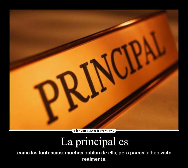 La principal es - como los fantasmas: muchos hablan de ella, pero pocos la han visto realmente.