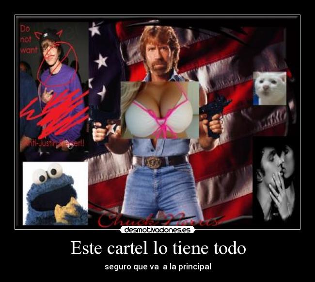 Este cartel lo tiene todo - 