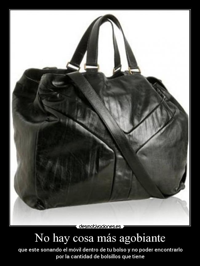 No hay cosa más agobiante -