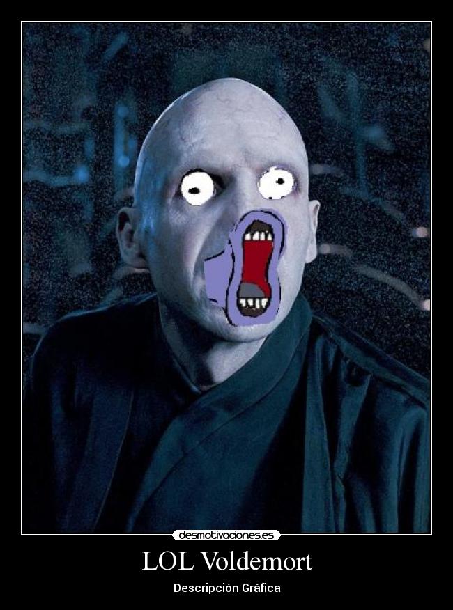 carteles lol voldemort desmotivaciones