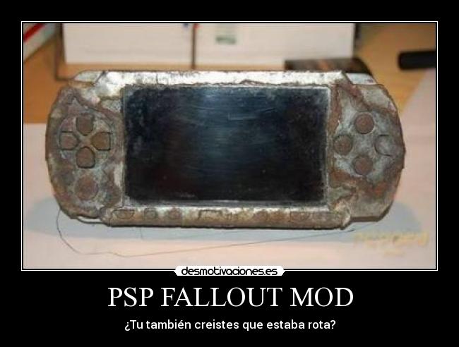 carteles psp fallout desmotivaciones