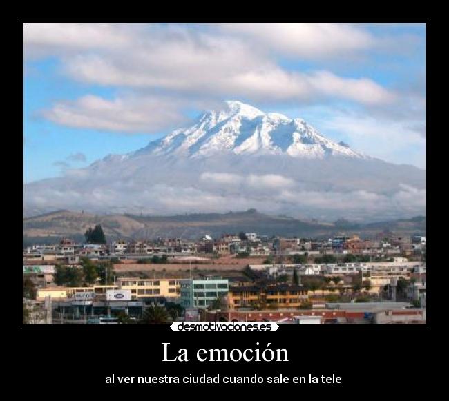 La emoción -