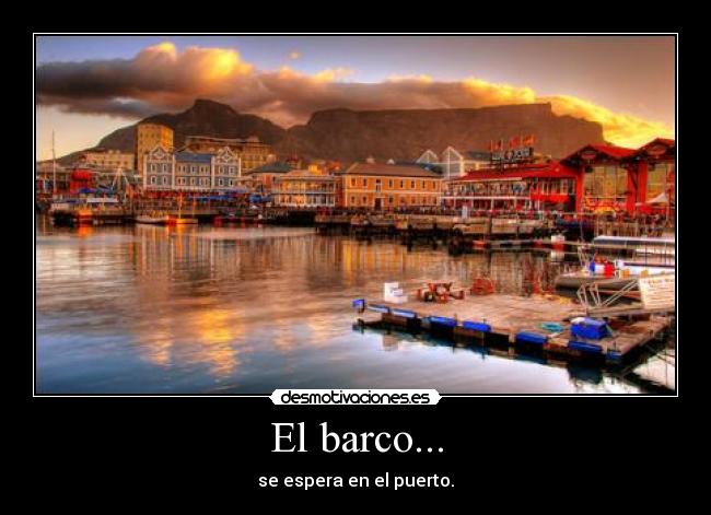 El barco... - 