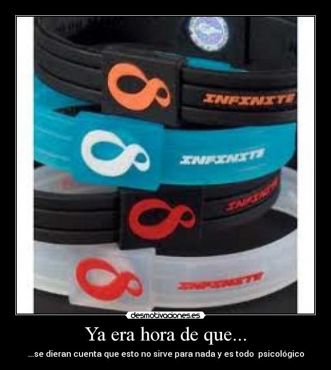 Ya era hora de que... -