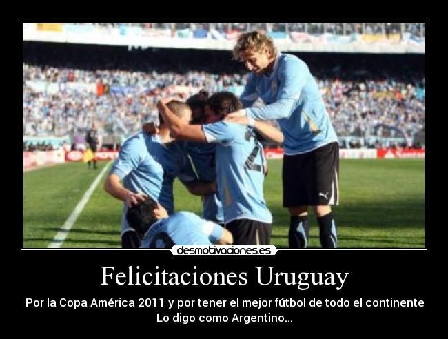 Felicitaciones Uruguay - 