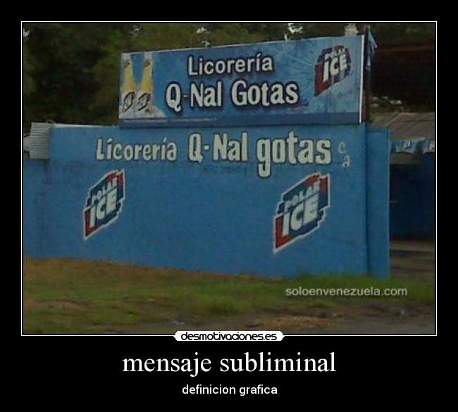 mensaje subliminal -