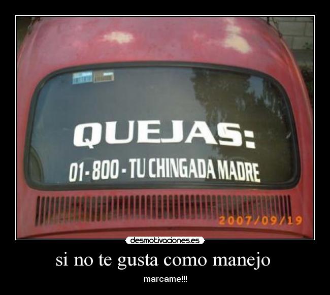 carteles quejas desmotivaciones