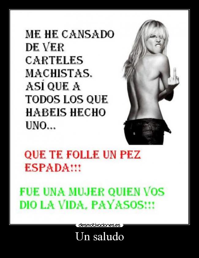 Un saludo - 
