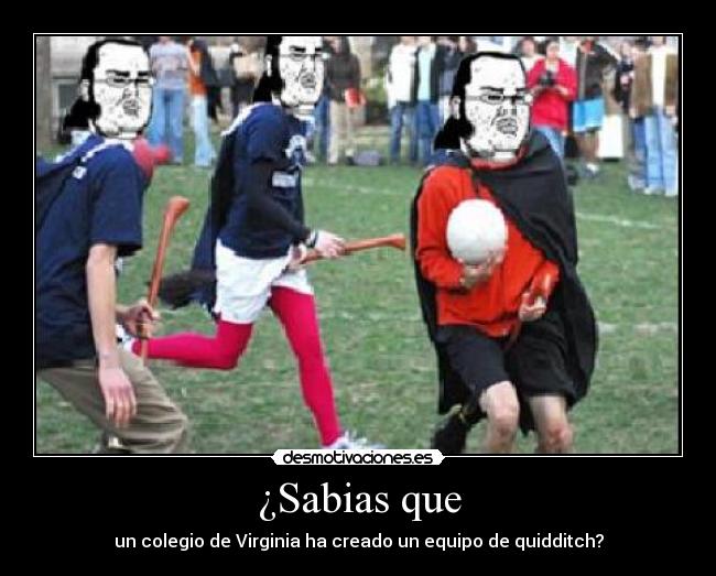 ¿Sabias que - un colegio de Virginia ha creado un equipo de quidditch?