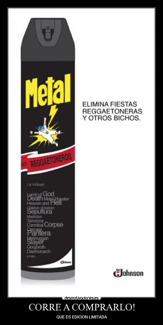 carteles metal desmotivaciones