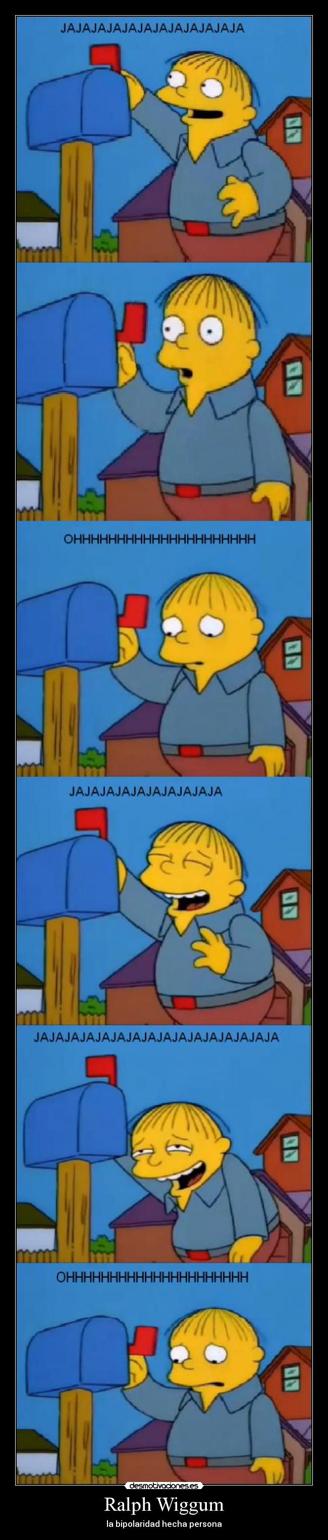 Ralph Wiggum - la bipolaridad hecha persona