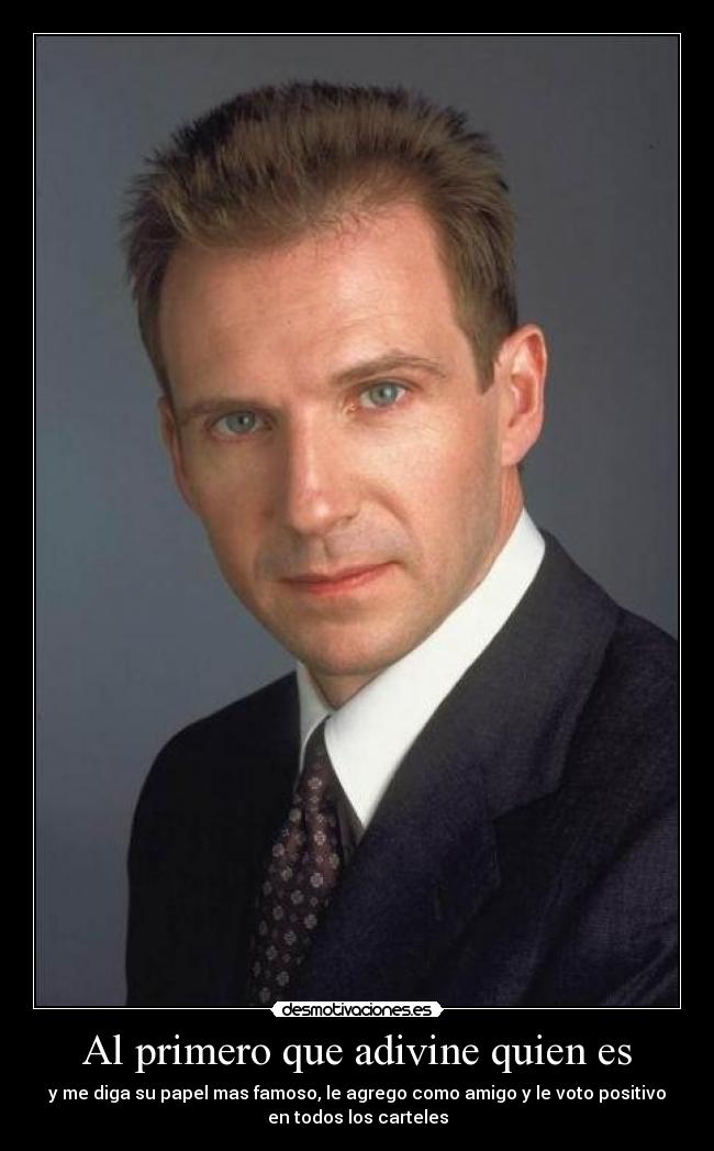 Al primero que adivine quien es -