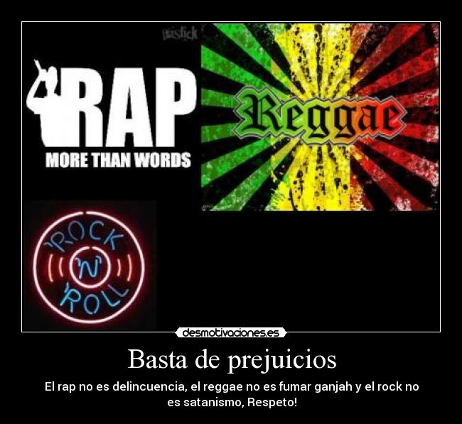 carteles rap reggae rock tres desmotivaciones