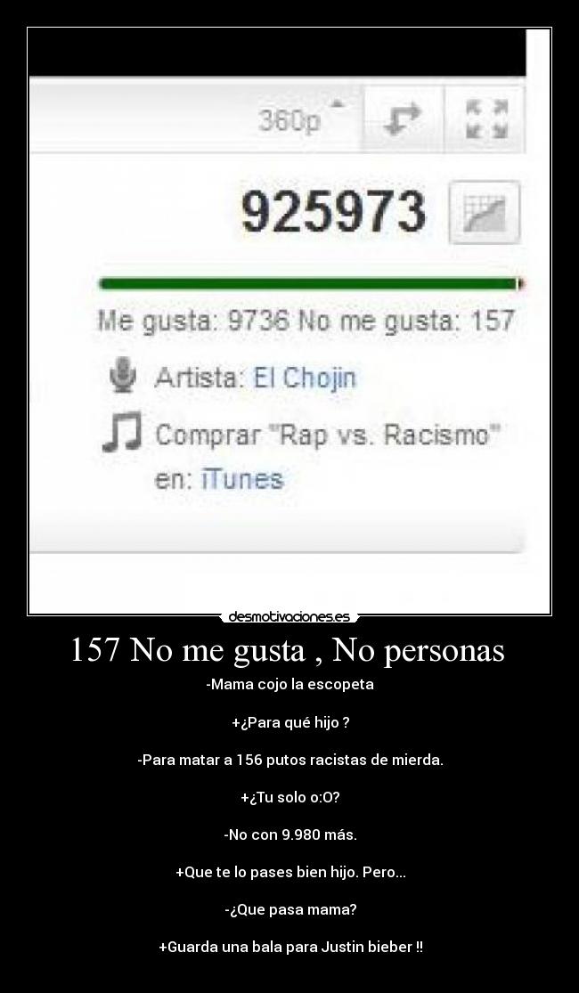 157 No me gusta , No personas  - 