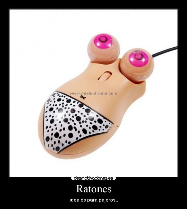 Ratones - ideales para pajeros..