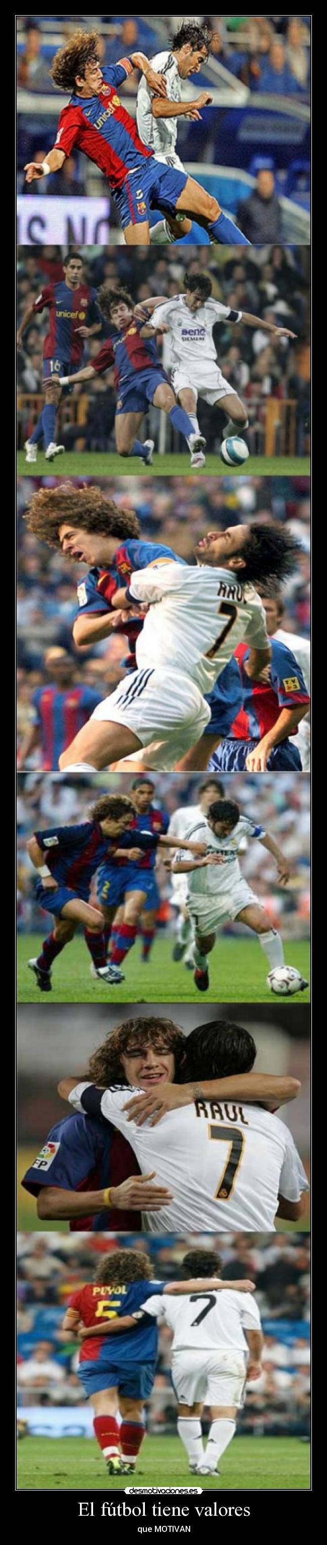 El fútbol tiene valores -