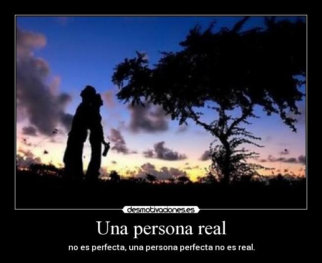 Una persona real -