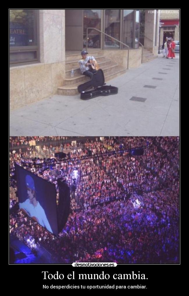 Todo el mundo cambia. - 