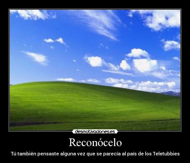 carteles teletubbies windows desmotivaciones