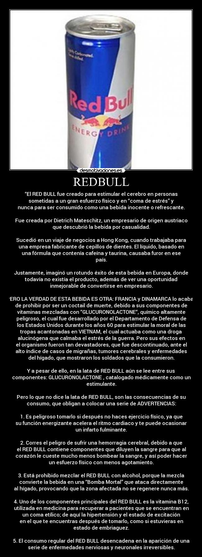 carteles redbull cosas hisotria jodeos desmotivaciones