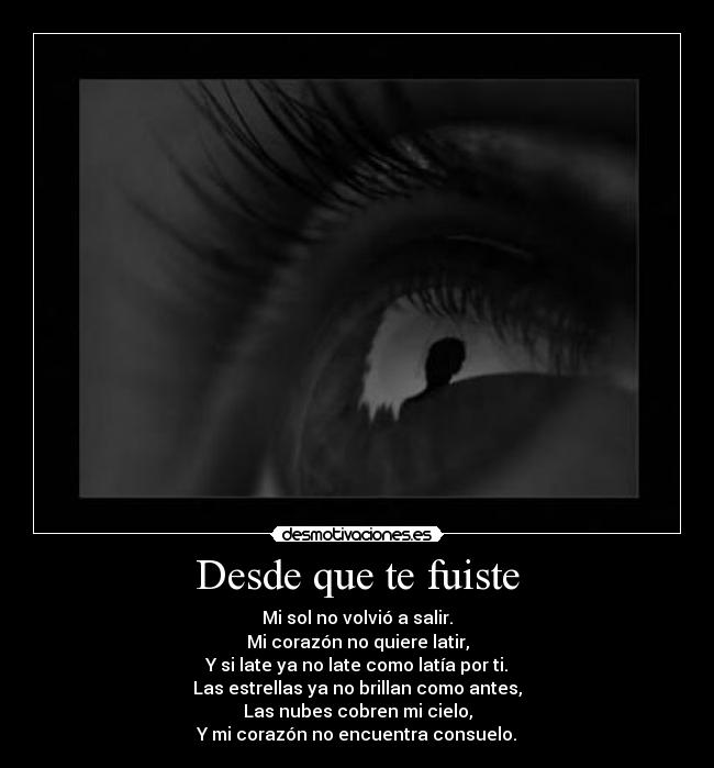 Desde que te fuiste -