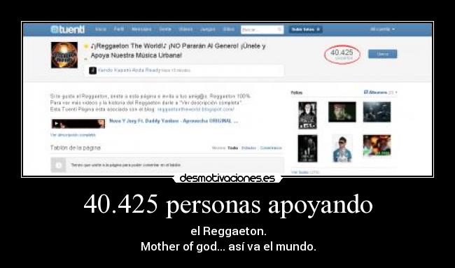 40.425 personas apoyando - 